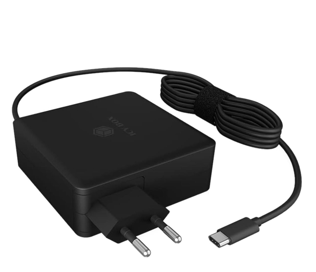 ICYBOX Ładowarka IB-PS101-PD 90 Watt Type-C + Type-A - 1141994 - zdjęcie
